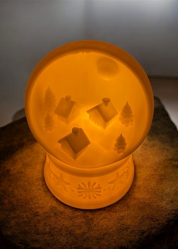 Işıklı Kar Küresi Biblo - Görsel 4