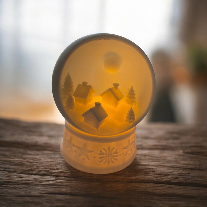 Işıklı Kar Küresi Biblo - Görsel 2