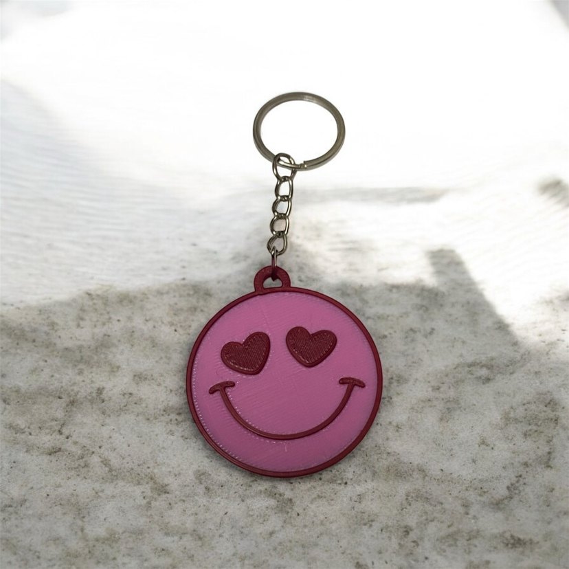 Pembe Renkli Zincir Detaylı Kadın Anahtarlık - Görsel 2