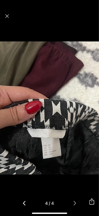 xs Beden H&M bayan mini etek