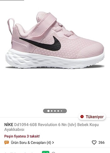 Nike 23.5 numara spor ayakkabı 