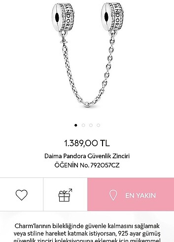 Pandora güvenlik zincirir