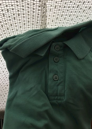 Düğmeli Gri Erkek Polo Tişört - Görsel 6