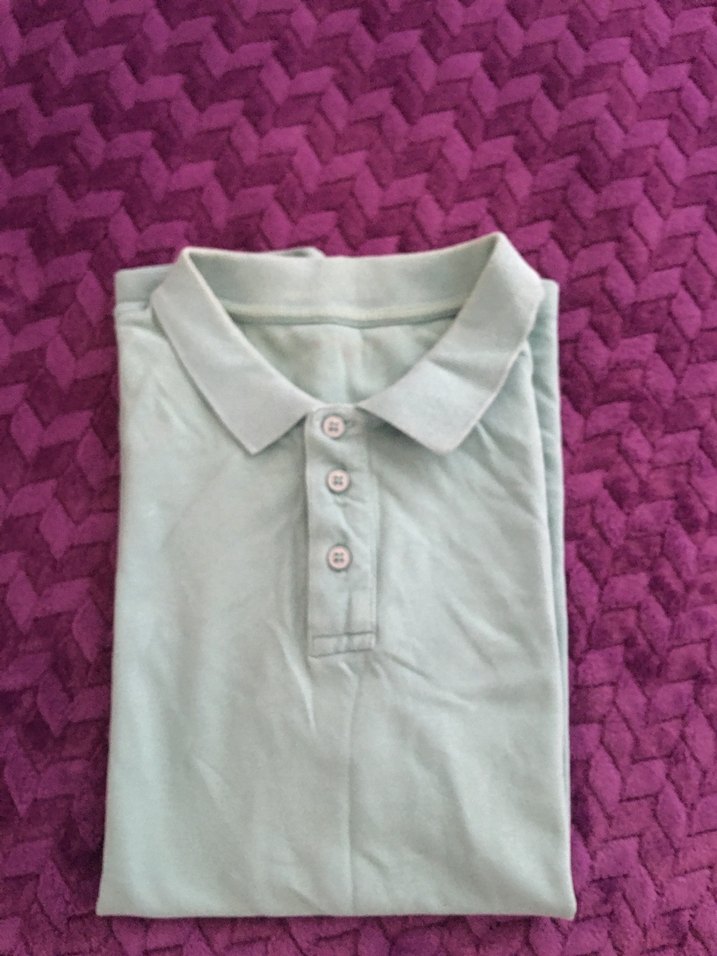 Düğmeli Gri Erkek Polo Tişört - Görsel 5