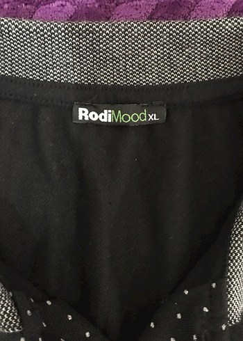 Erkek Siyah Desenli Polo Tişört - Görsel 2