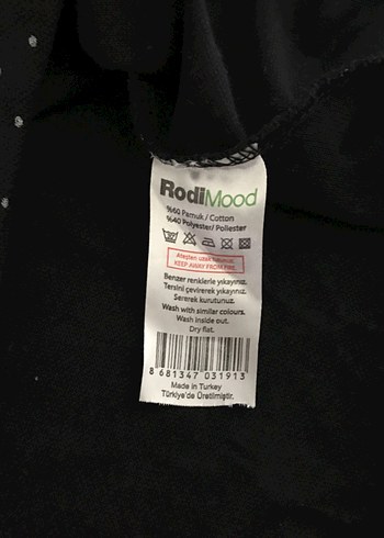 Erkek Siyah Desenli Polo Tişört - Görsel 6