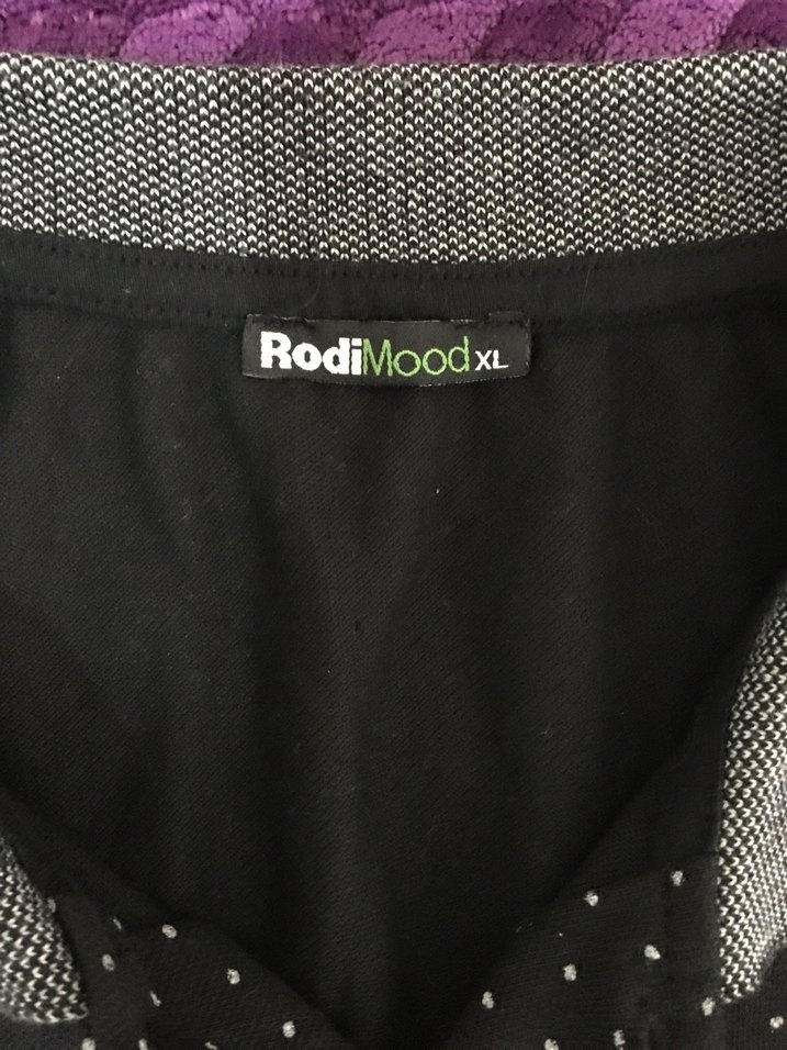 Erkek Siyah Desenli Polo Tişört - Görsel 2