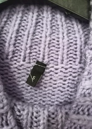 Mor Basic Örgü Kadın Kazak - Görsel 4