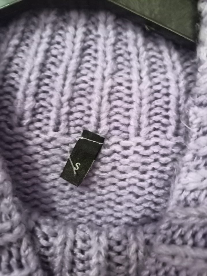 Mor Basic Örgü Kadın Kazak - Görsel 4