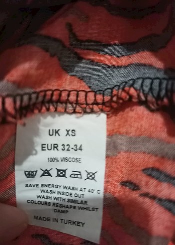 Zebra Desenli elbise - Görsel 5