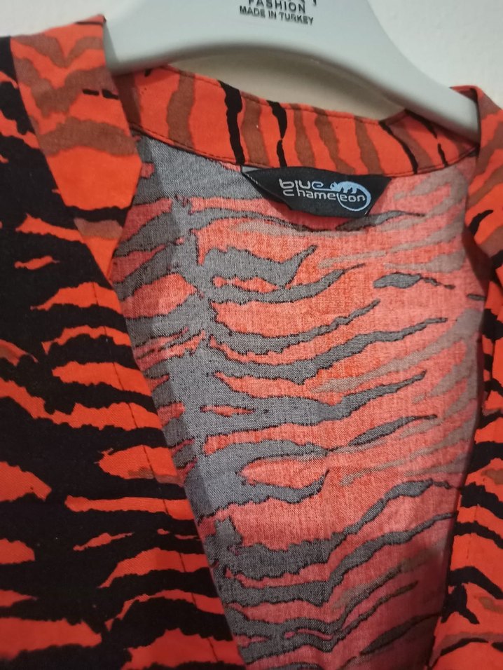 Zebra Desenli elbise - Görsel 2