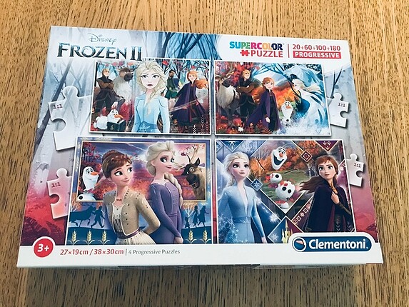 Yeni gibi 4lu Frozen puzzle.