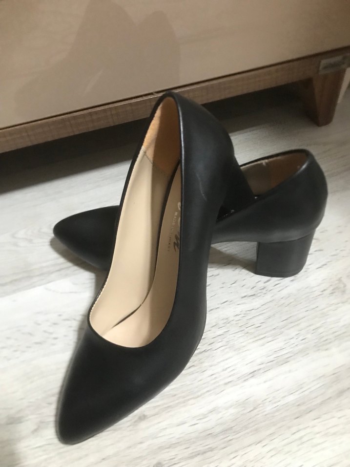 Kadın Siyah Stiletto Topuklu Ayakkabı - Görsel 4