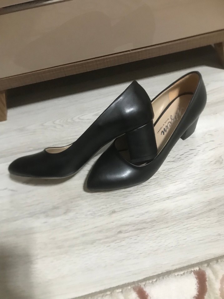 Kadın Siyah Stiletto Topuklu Ayakkabı - Görsel 3