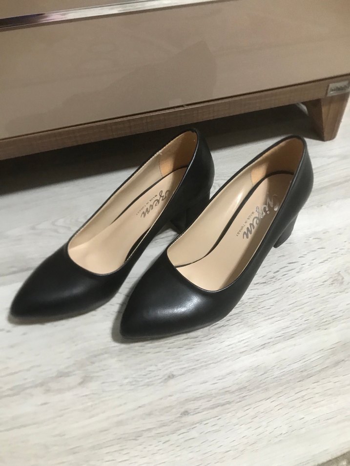 Kadın Siyah Stiletto Topuklu Ayakkabı - Görsel 2