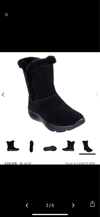 Skechers Skechers Siyah Kürklü Süet Bot