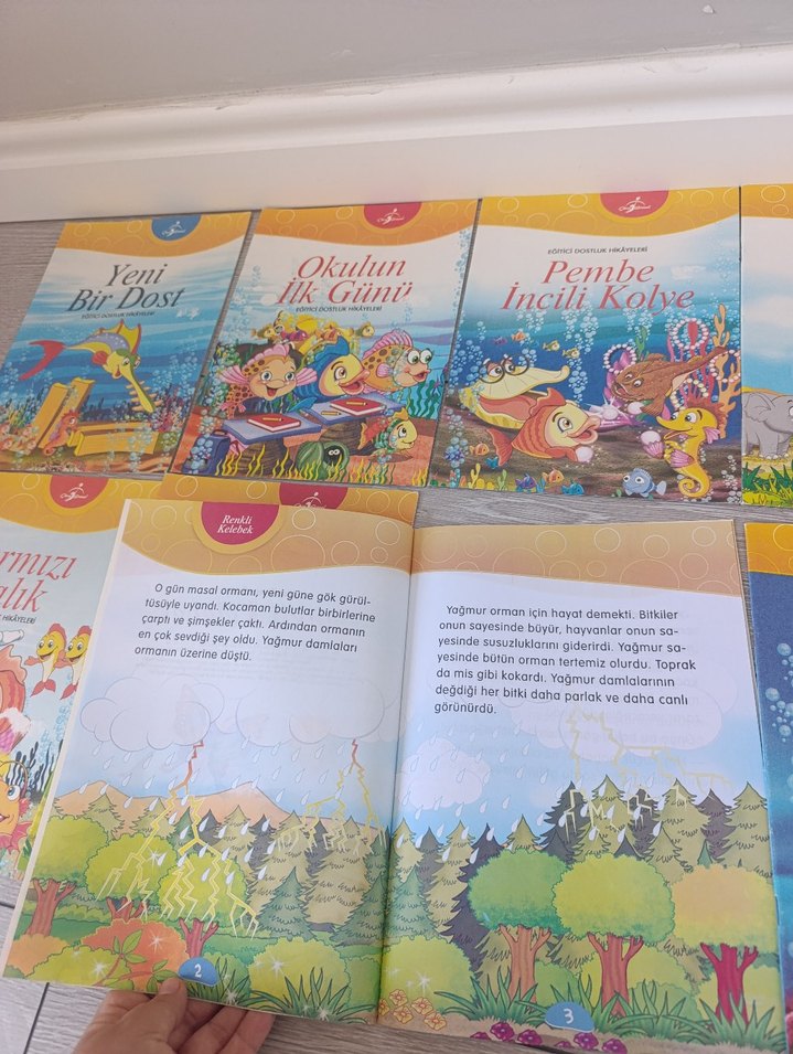 Renkli Resimli Çocuk Kitapları Seti - Görsel 3