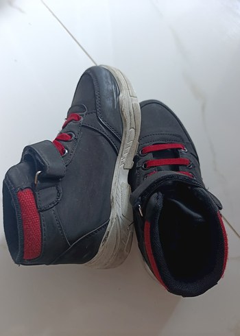 Kızıl Yılan Desenli Cırtcırtlı Erkek Spor Ayakkabı - Görsel 3