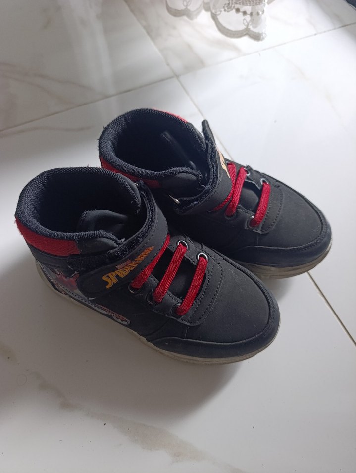 Kızıl Yılan Desenli Cırtcırtlı Erkek Spor Ayakkabı - Görsel 4