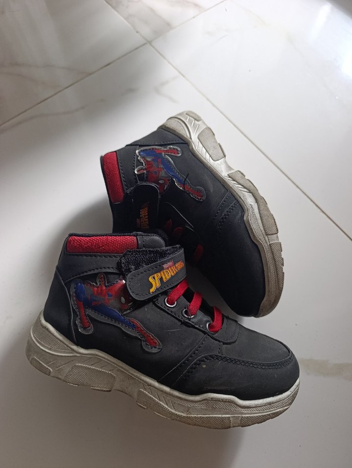 Kızıl Yılan Desenli Cırtcırtlı Erkek Spor Ayakkabı - Görsel 2