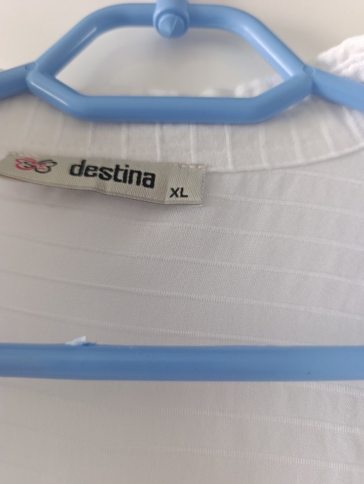 Kadın Beyaz Keten Midi Gömlek - Görsel 4