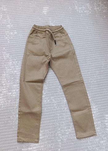 Bej Elastik Bel Erkek Pantolon - Görsel 2