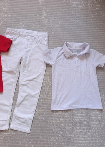 Kırmızı Erkek Çocuk Polo Tişört - Görsel 4