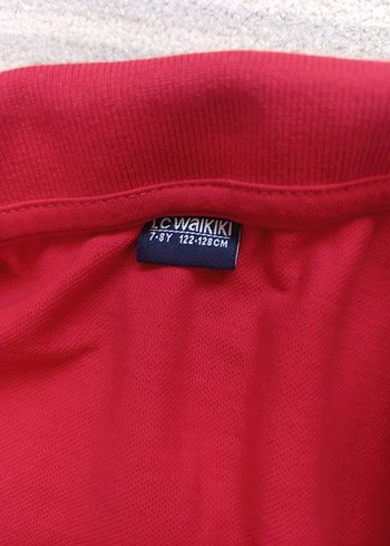 Kırmızı Erkek Çocuk Polo Tişört - Görsel 8