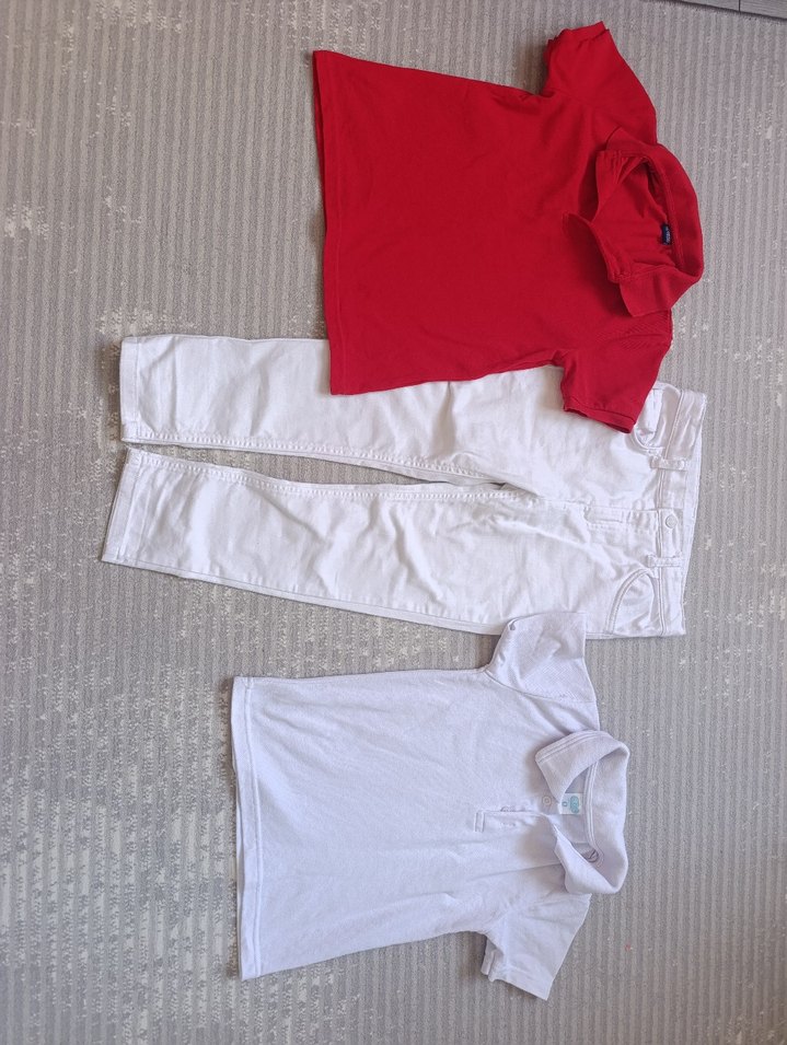 Kırmızı Erkek Çocuk Polo Tişört - Görsel 3