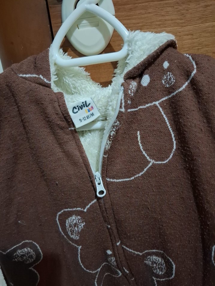 Kahverengi Bebek Erkek Tulum - Görsel 3