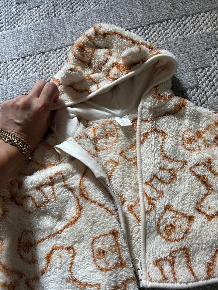 Kahverengi Nakışlı Bebek Kayak Tulumu - Görsel 2