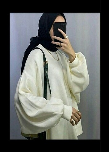 Bershka Krem oversize kazak 