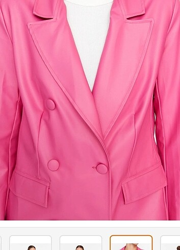 Pembe blazer ceket 