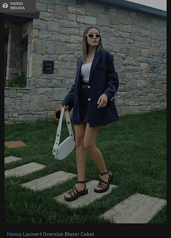 Zara Havoş oversize blazer ceket 