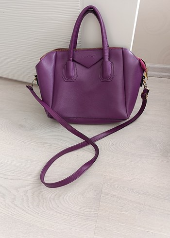 Mor Givenchy Deri Kadın Çantası - Görsel 4