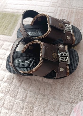 Kahverengi Tokalı Erkek Çocuk Terlik - Görsel 2