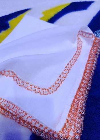 el işlemeli dülbent baş örtüsü - Görsel 6