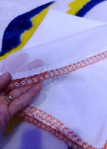 el işlemeli dülbent baş örtüsü - Görsel 5