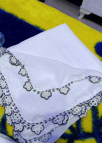 el işlemeli dülbent baş örtüsü - Görsel 3