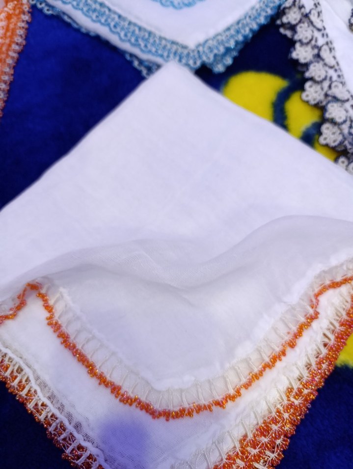 el işlemeli dülbent baş örtüsü - Görsel 2