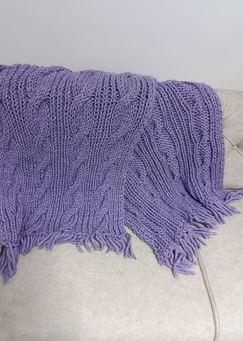Mor Örgü şal - Görsel 2