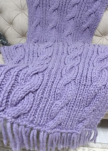 Mor Örgü şal - Görsel 3
