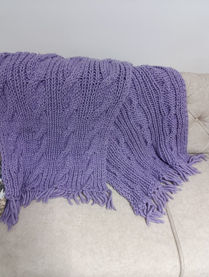 Mor Örgü şal - Görsel 2