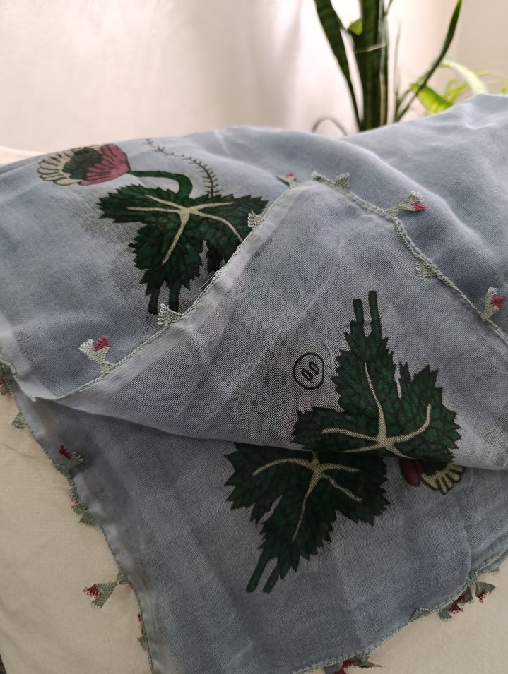 iğne oyası baş örtüsü - Görsel 2