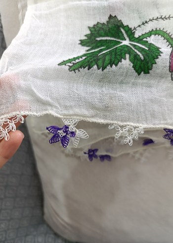 iğne oyası baş örtüsü - Görsel 2