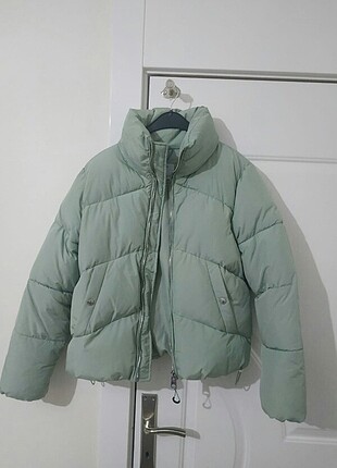 Bershka mint yeşili mont