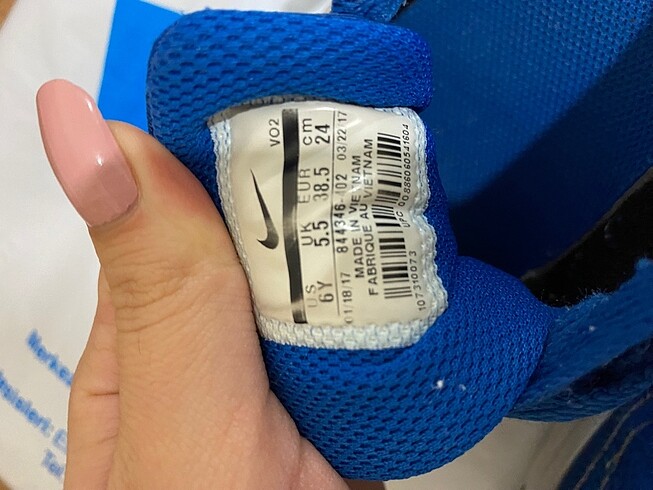 38,5 Beden Orijinal Nike air max ayakkabı