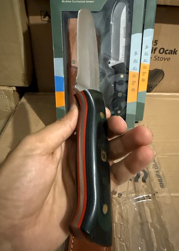 Kamp Avcı Siyah Outdoor Bıçak Çakı - Görsel 2