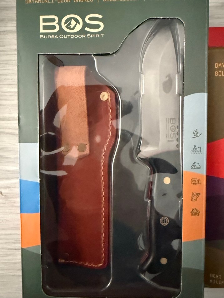 Kamp Avcı Siyah Outdoor Bıçak Çakı - Görsel 3