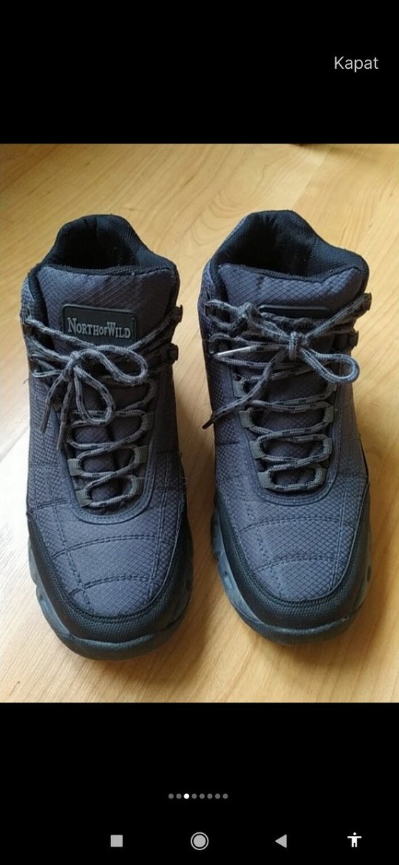 Gri Erkek Outdoor Botlar - Yılan Desenli - Görsel 3